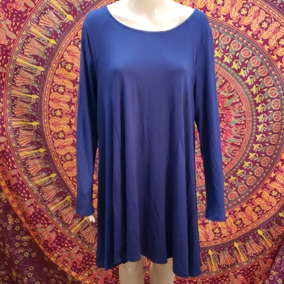 Navy zipper back tunic XL - Picture 5 of 5